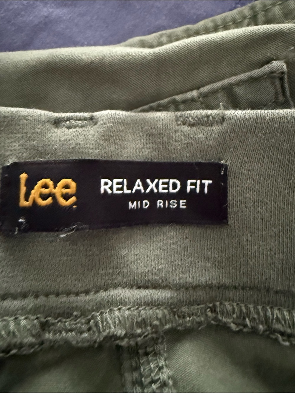 Lee Women’s Cargo Pants Trio — Olive, Gray, Blue - Picture 2 of 3